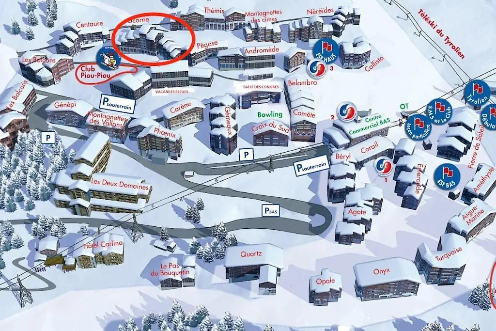 Apartment T2 Pour 5 Personnes, Skis Aux Pieds - L'Ecrin Des Alpages Belle Plagne La Plagne-Tarentaise France